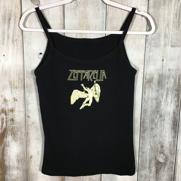 Tops - ♾ Zepparella Tribute Band Graphic Tank Top Sz Sm